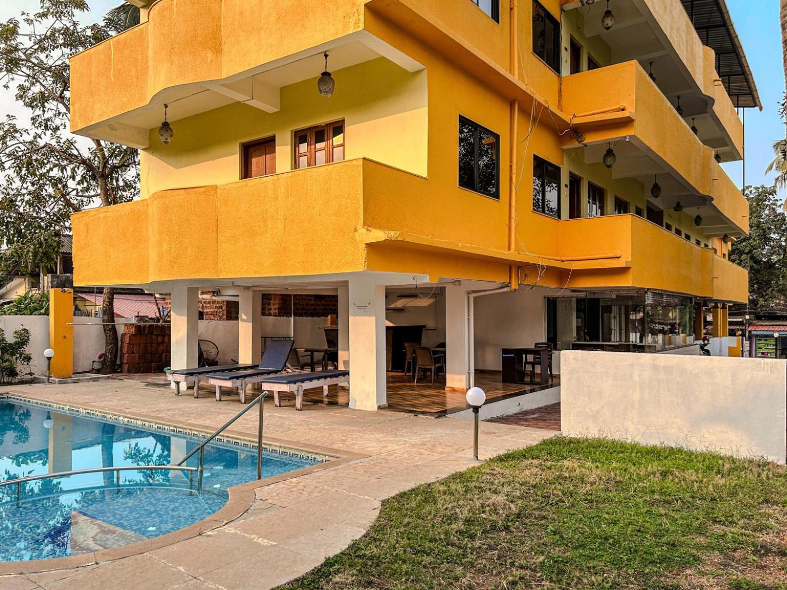 Hotel La Costa Residency Andžuna Exteriér fotografie